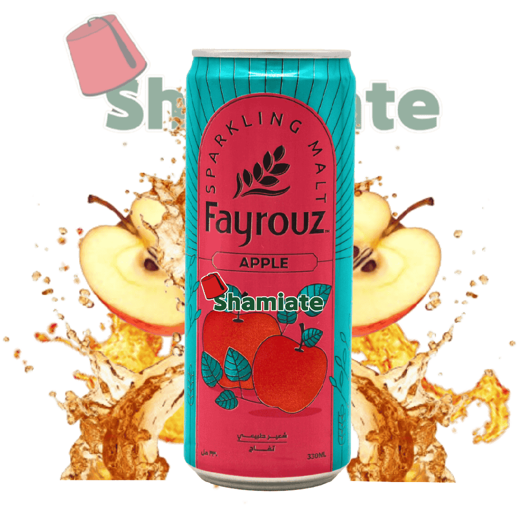 Non-Alcoholic Beer (Fayrouz, Apple, 330 ml, 24 Pieces)