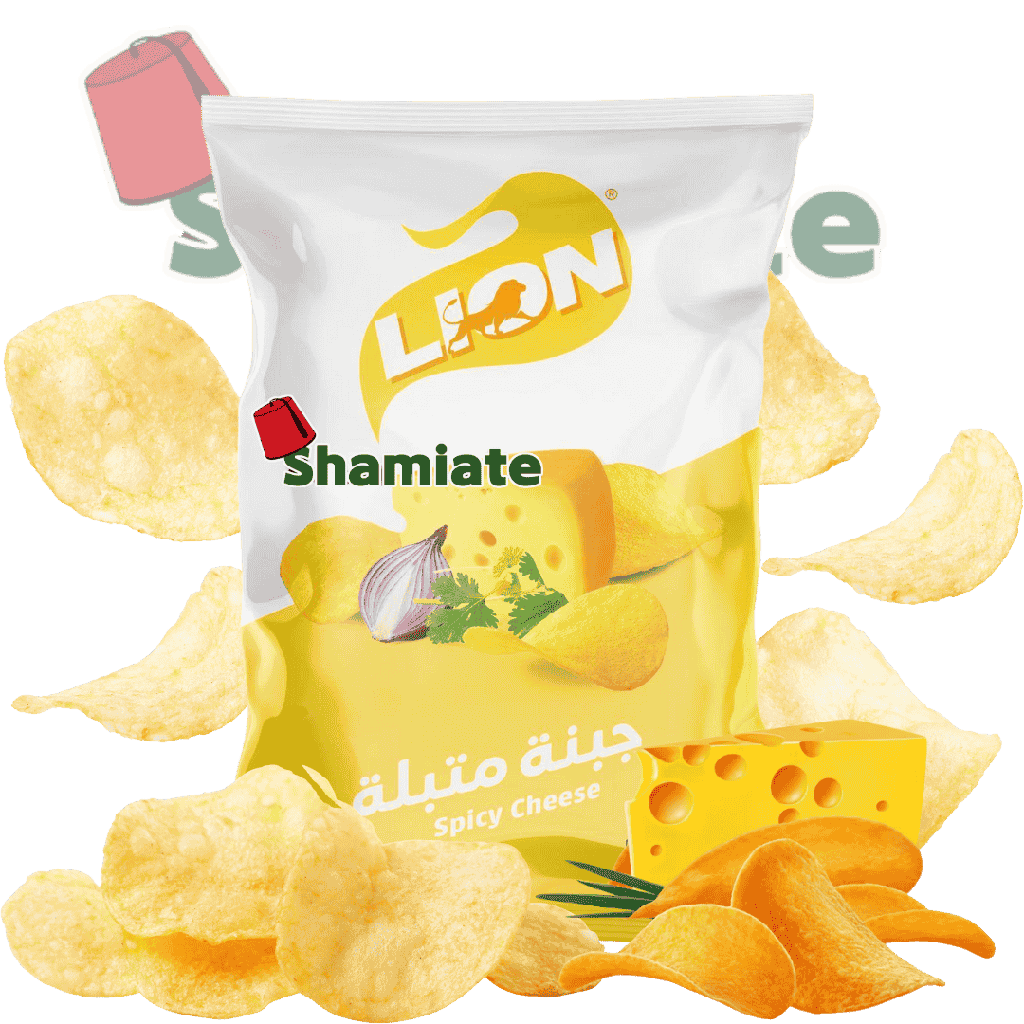 Chips (Lion, Fromage Epicé, 90 gm, 15 Pièces)