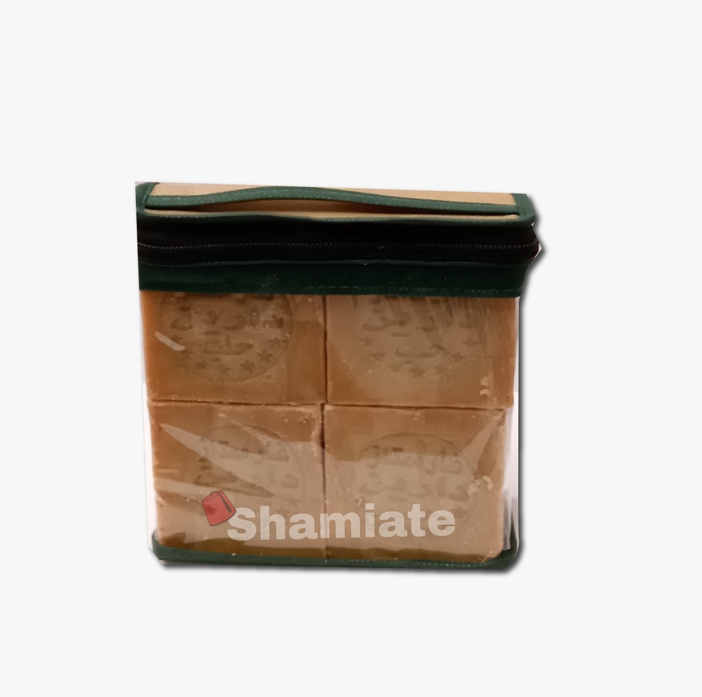 Aleppo Soap (Abd Rahman Zanabel, Olive Oil, Laurel and Herbs, 4 x 200 gm, 6 Pieces)