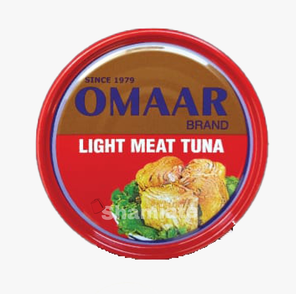 Thon En Conserve (Omaar, À l'huile de Tournesol, 185 gm, 24 Pièces)