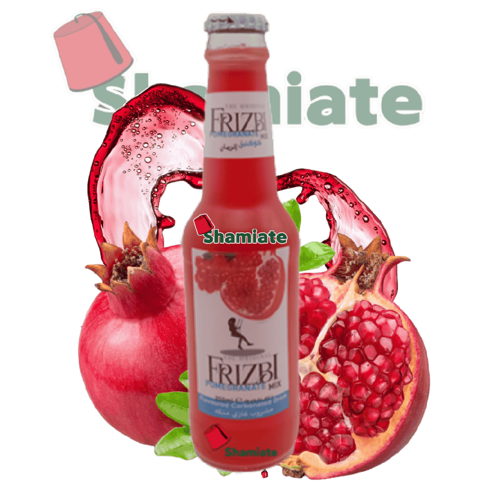 Carbonated Drink (Frizbi, Pomegranate, 250 ml, 24 Pieces)
