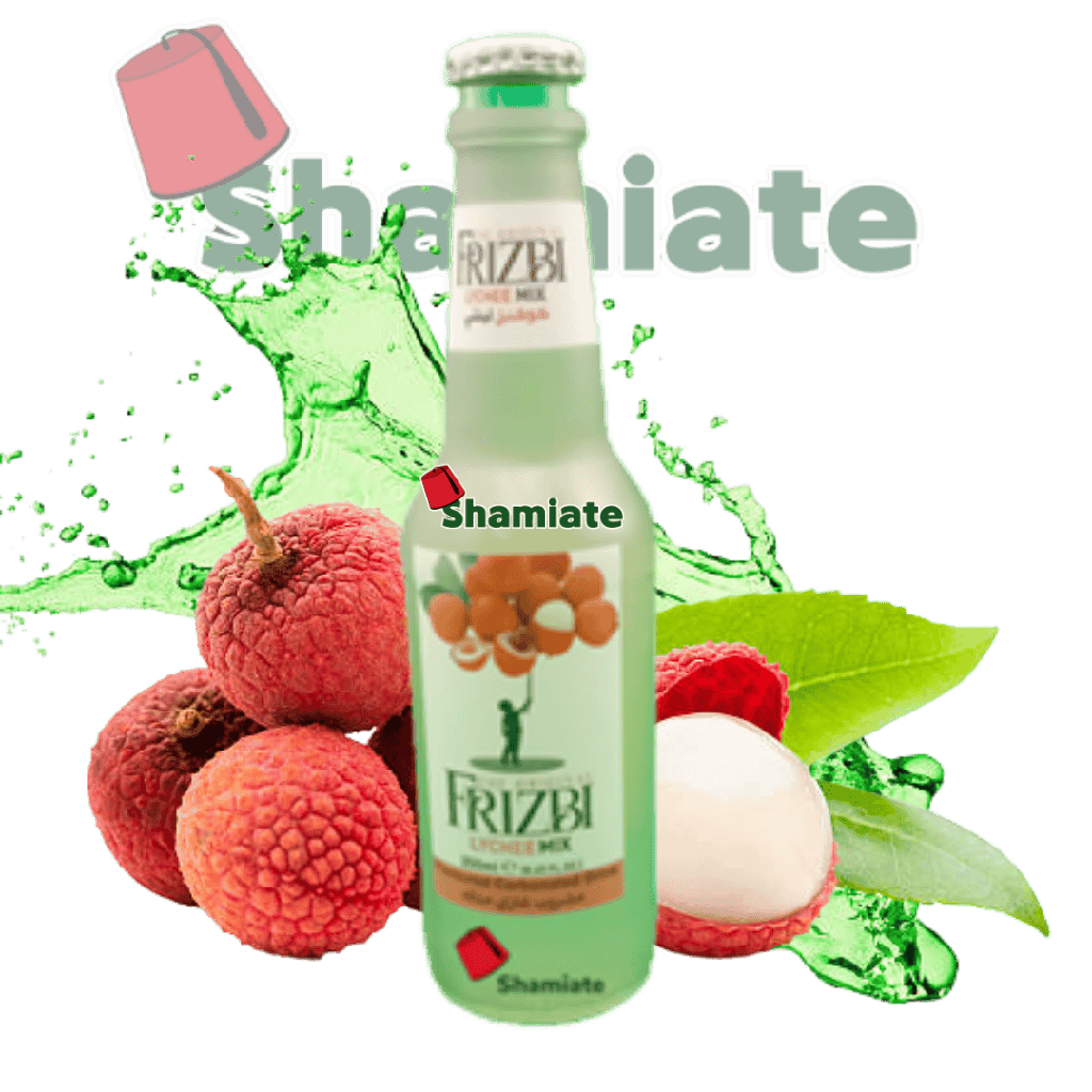 Boisson Gazeuse (Frizbi, Litchi, 250 ml, 24 Pièces)