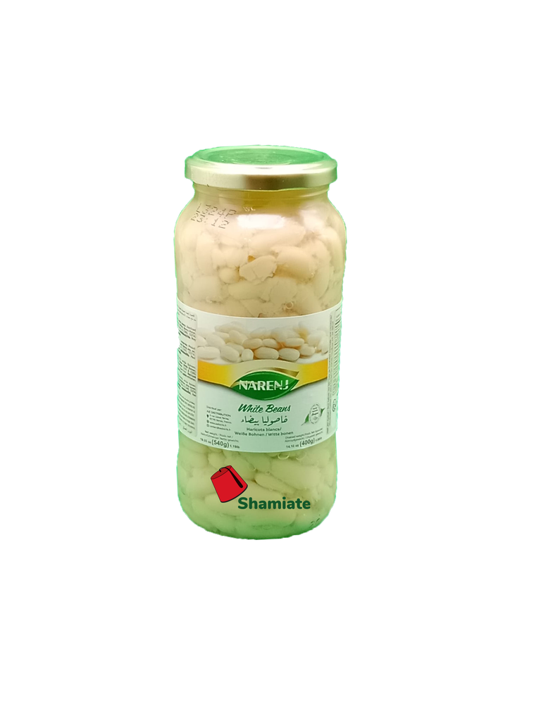 Haricots Blancs (Narenj, En Bocal, 580 gm, 12 Pièces)