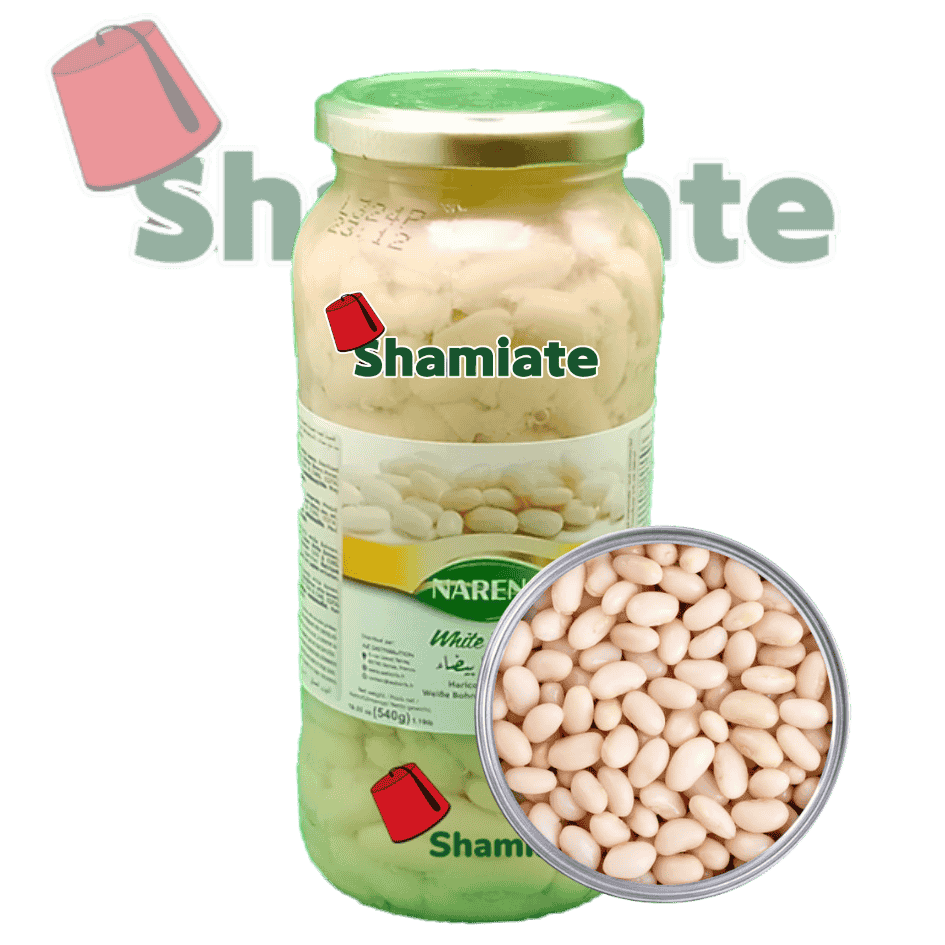 Haricots Blancs (Narenj, En Bocal, 580 gm, 12 Pièces)