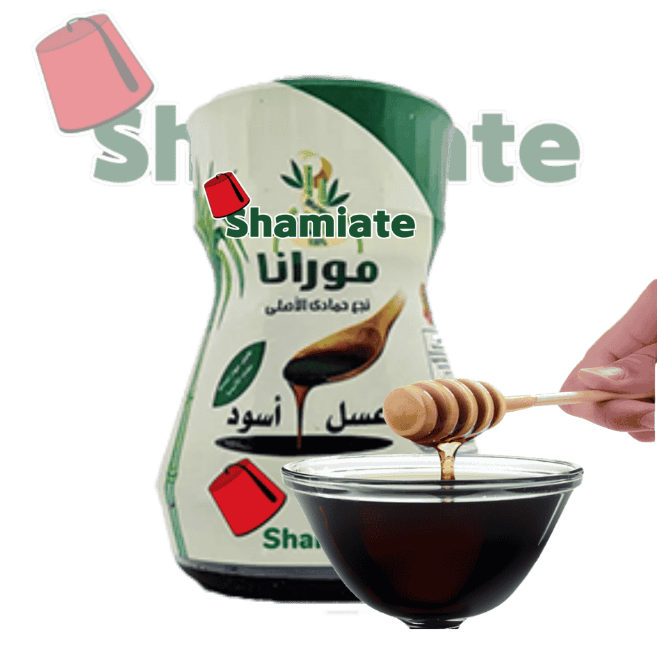 العسل الأسود (قصب السكر) (مورانا, بلا, 355 غرام, 24 وحدة)