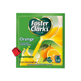 Jus d'Orange en Poudre Instantanée (Foster Clark's, 15 x 20 gm, 10 Pièces)