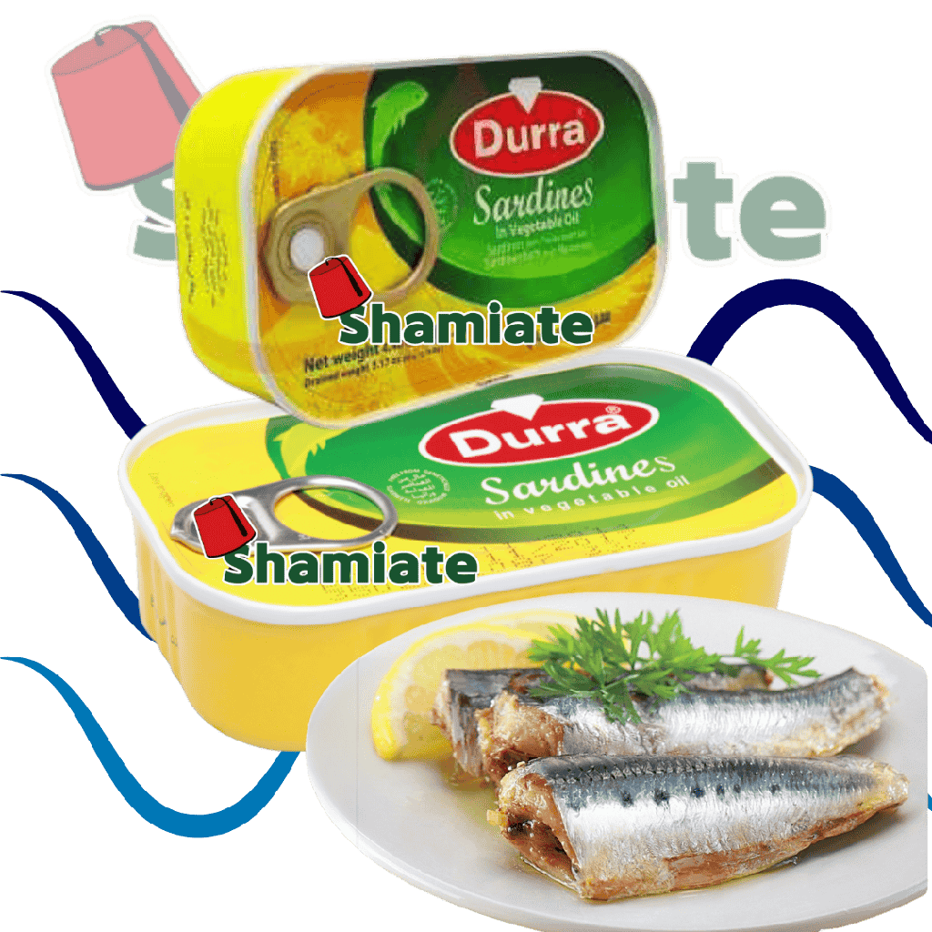 Sardine En Conserve (Durra, À l'Huile, 125 gm, 50 Pièces)