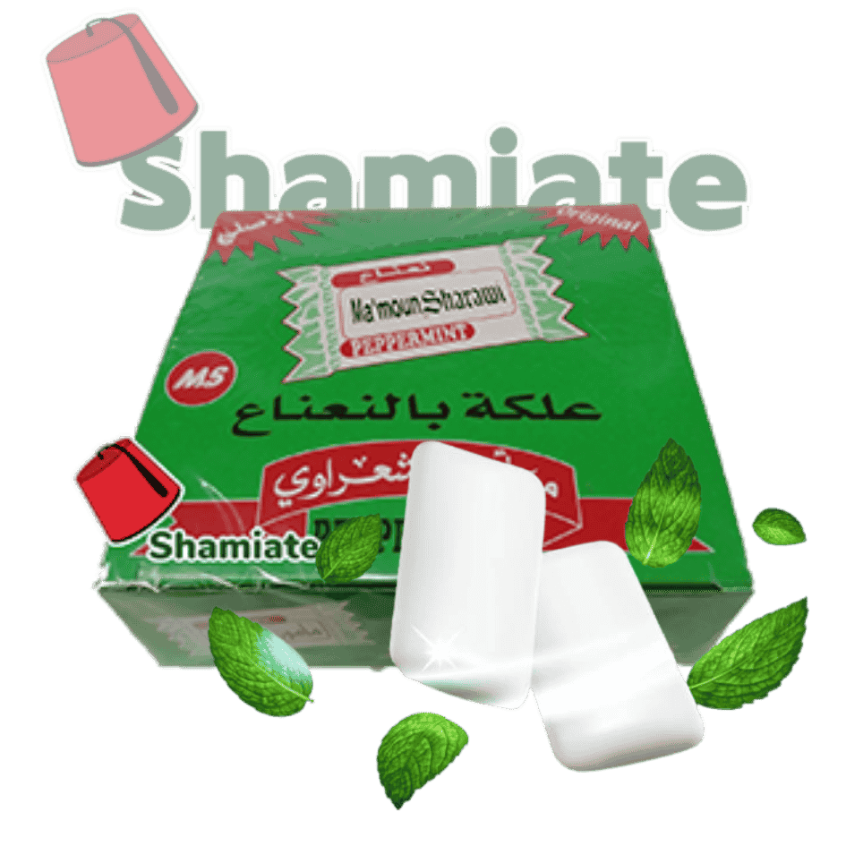 Chewing-gum (Sharawi, Menthe, 100, 24 Pièces)