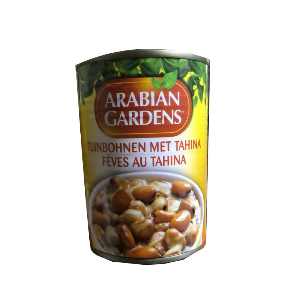 Fèves en Conserve (Foul) (Arabian Gardens, Tahina, 400 gm, 24 Pièces)