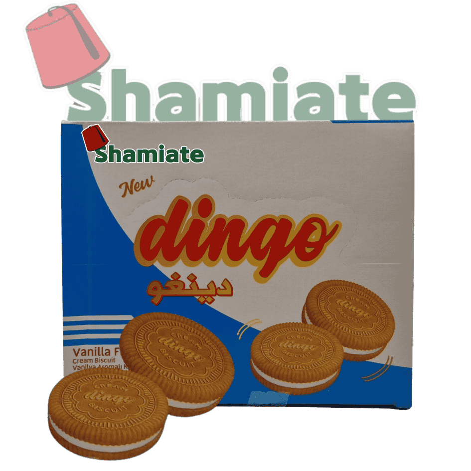 Biscuits (Dingo,  with Vanilla Cream, 12 x 20 gm, 12 Pièces)