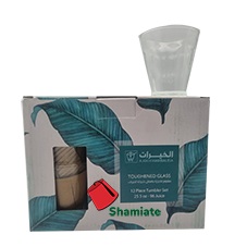 Ensemble de 12 petites tasses à thé en verre /LM45-19