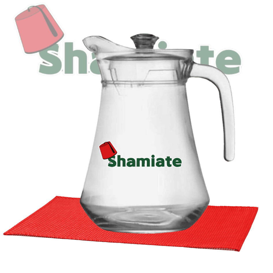 Transparent glass pitcher 1300 ML