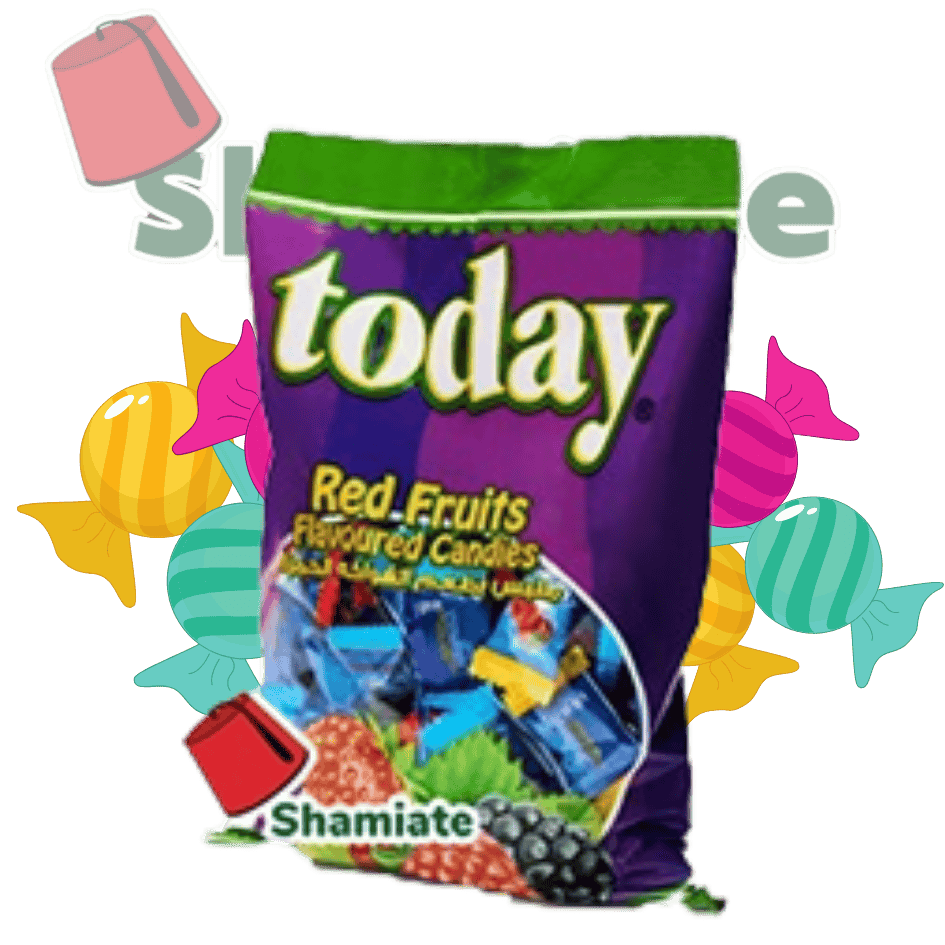 Sachet de Bonbon Fruits Rouge (Today,350 gm, 18 Pièces)