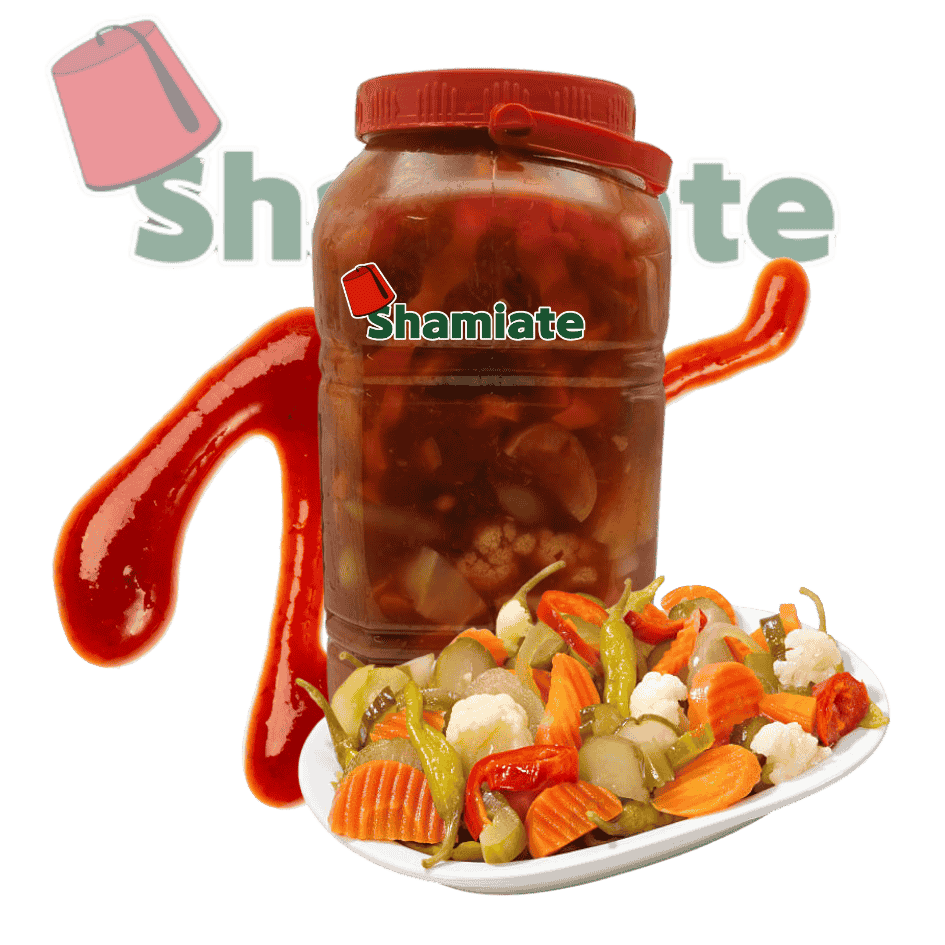 Légumes Mixtes Marinés (Nesmah, Sauce Piquante, 2750 gm, 6 Pièces)