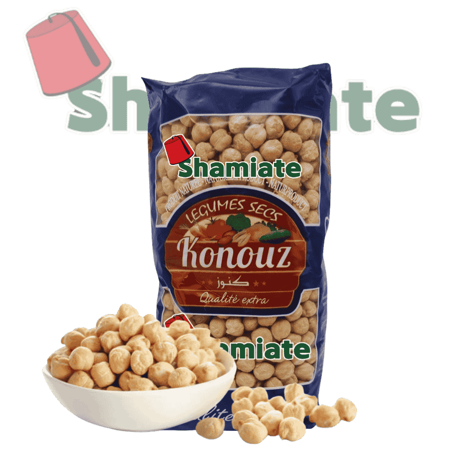 Pois Chiches (Konouz, 11/12 mm, 1kg, 20 Pièces)