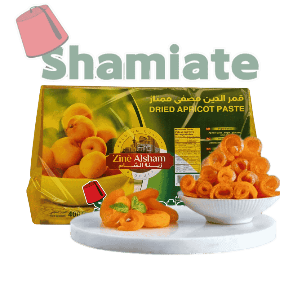 Pâte d'Abricot (Kamardine) (Zine Alsham, 400 gm, 25 Pièces)