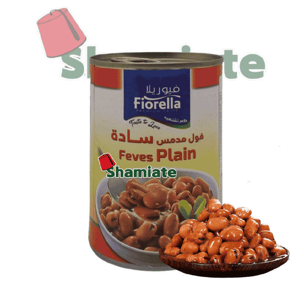 Canned Broad Beans (Foul) (Fiorella, Plain, 400 gm, 24 Pieces)