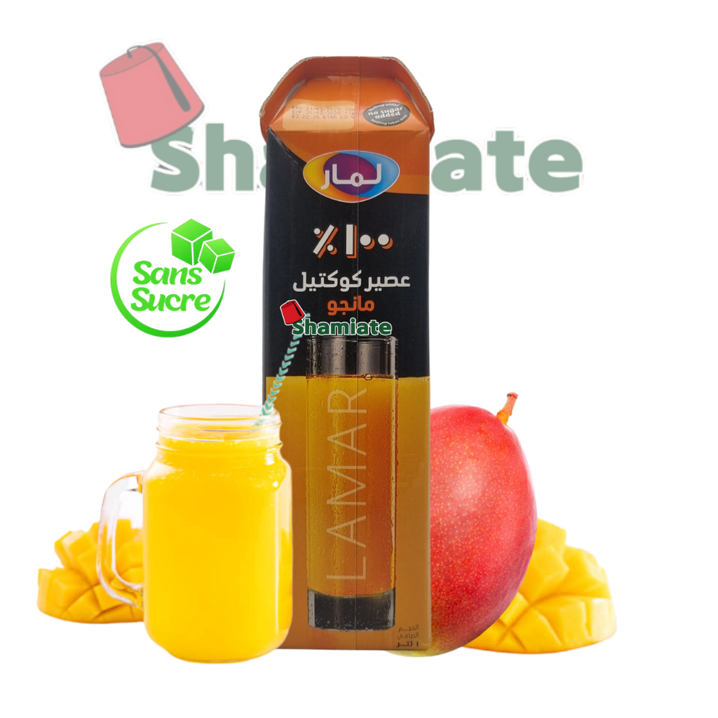 Jus (Lamar, Cocktail Mangue,1L ,12 Pièces)