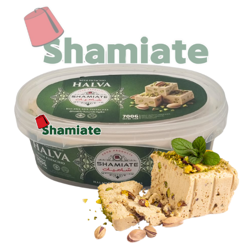 Halawa (Shamiate, Pistachio, 700 gm, 12 Pieces)