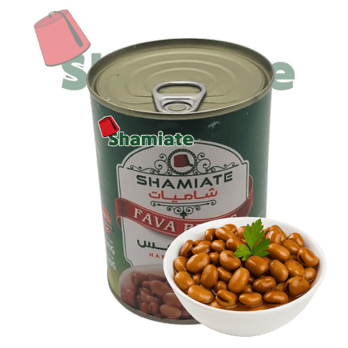 Fèves en Conserve (Foul) (Shamiate, Nature, 400 gm, 24 Pièces)