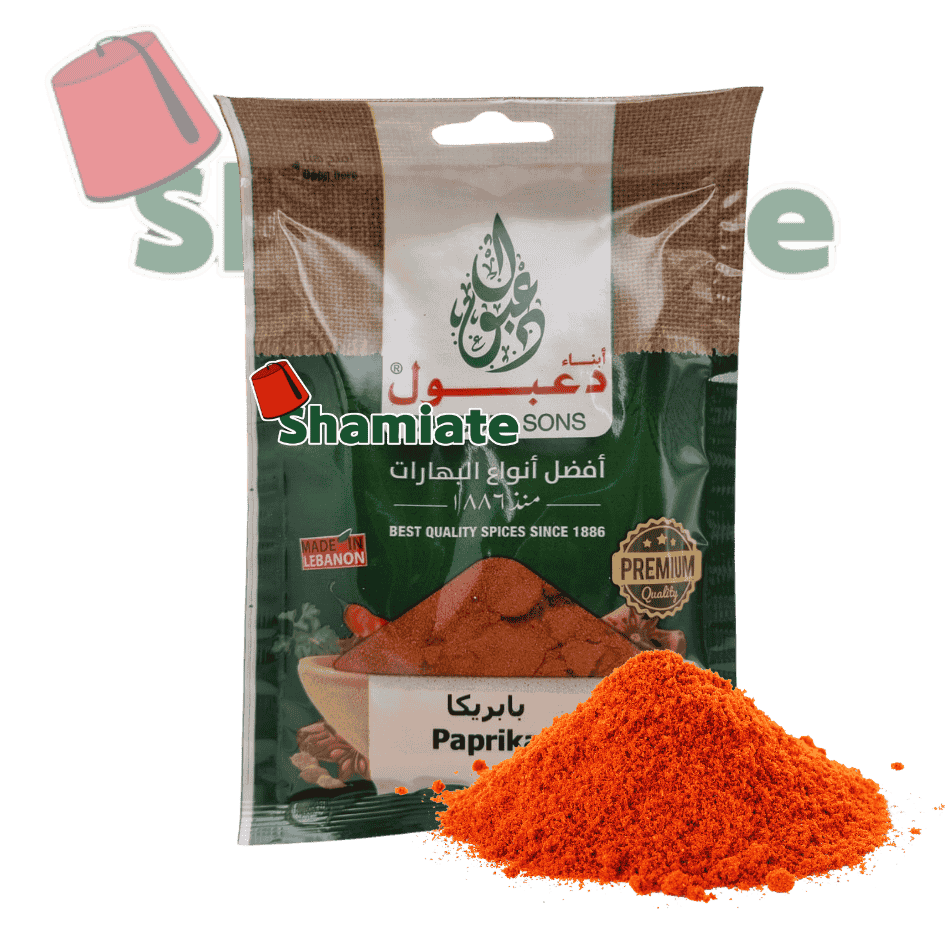 Paprika Spices (Daaboul Sons, 50 gm, 10 Pièces)