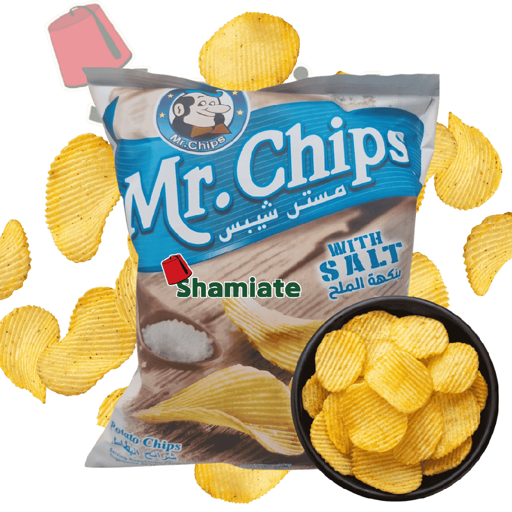 Chips (Mr. Chips, Sel, 75 gm, 20 Pièces)