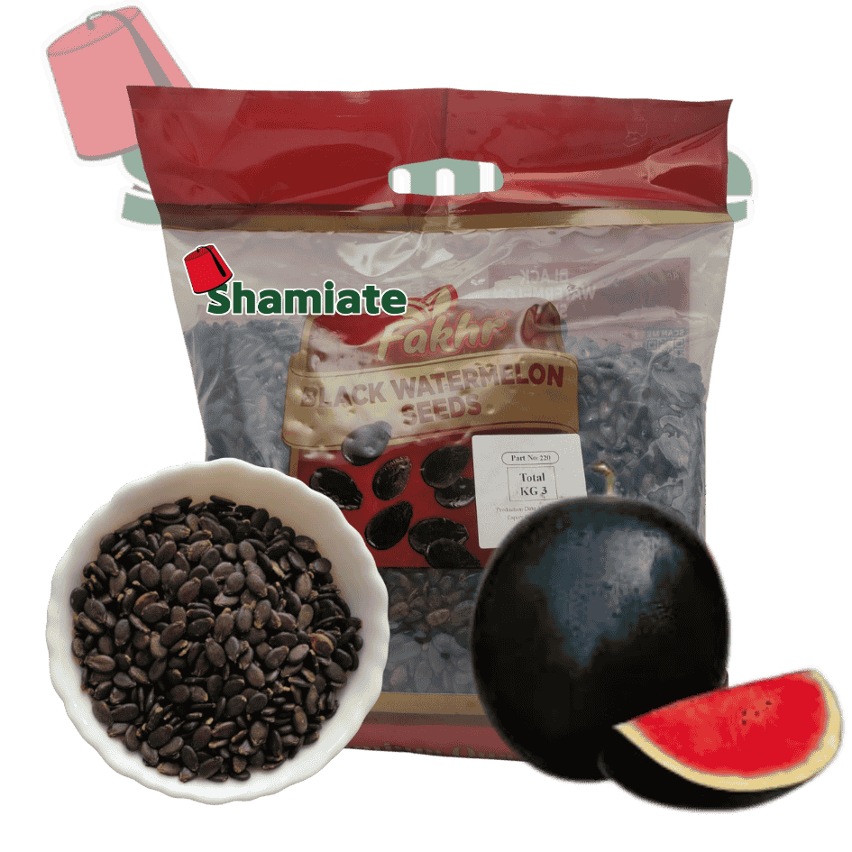 Graines (Pépites) De Pastèque Noir (Fakhr, Salé, 4 Kg, 1 Pièce)