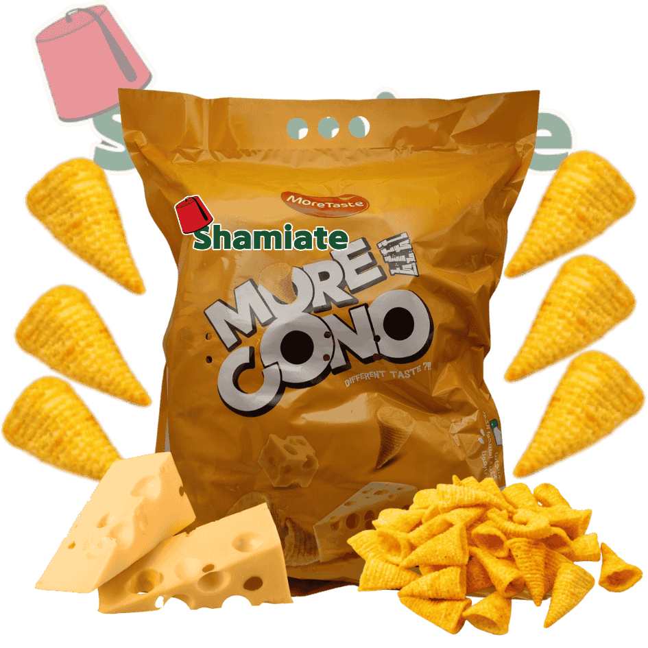 Chips (More Cono , Cheddar, 18 gm, 6 Pièces)