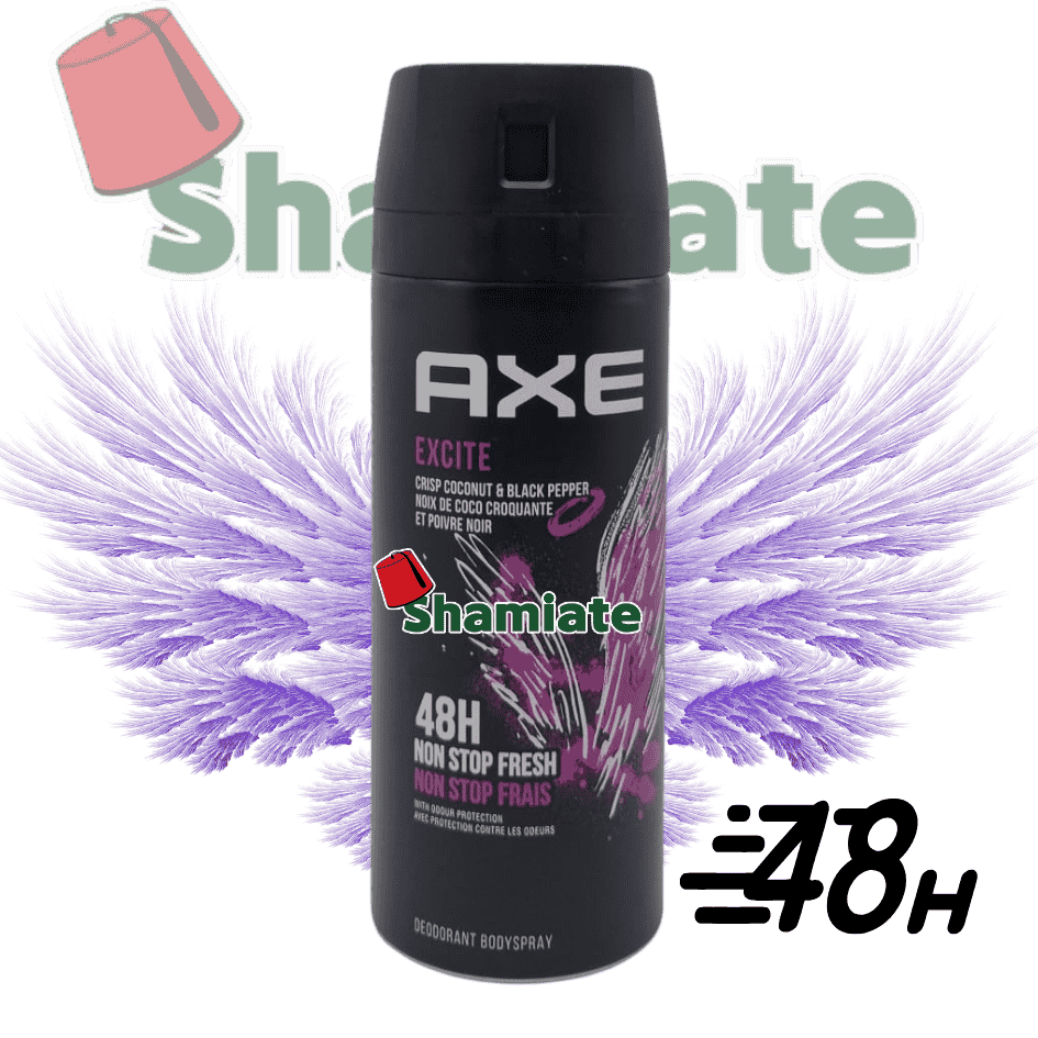 Déodorant Spray ( Axe, Excite, 150ml x 6 Pièces)