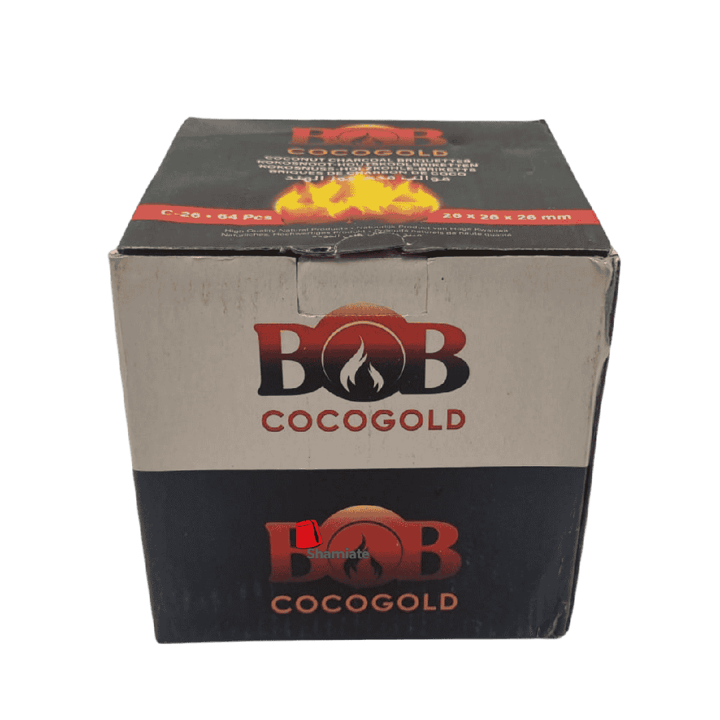 Charbon Shisha (Cocogold, 26 x 26 x 26 mm, 1 Kg, 20 Pièces)