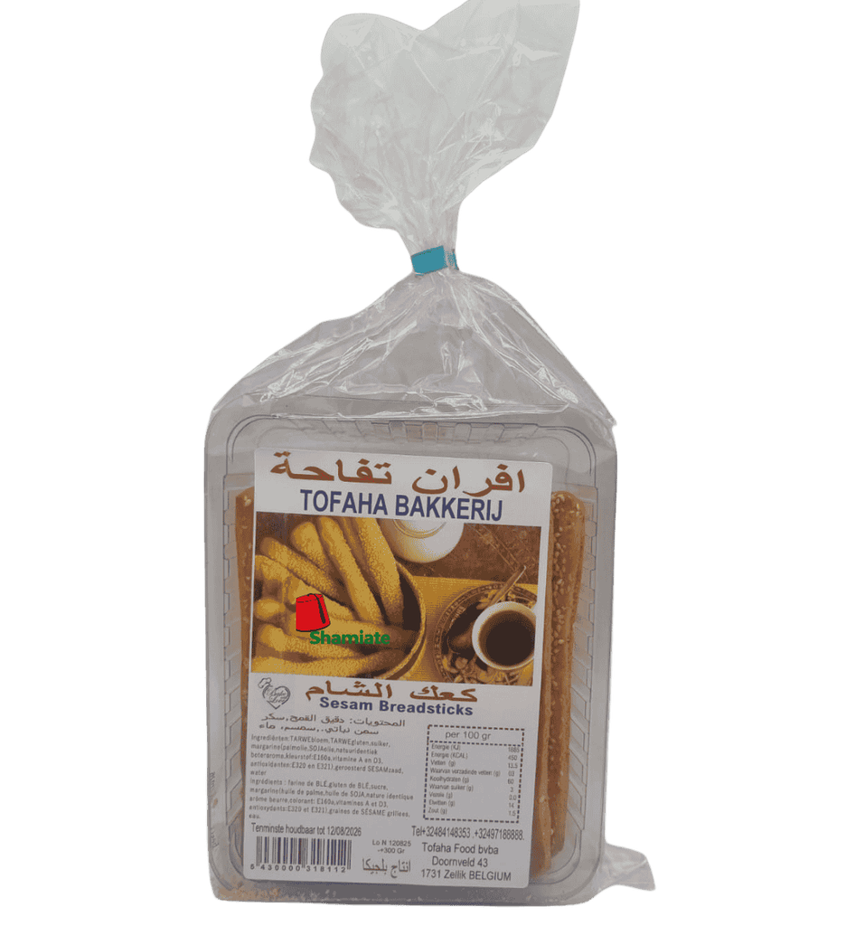 Bread Sticks (Kaak) (Tofaha, Sesame, 300 gm, 20 Pieces)