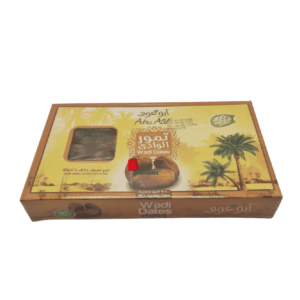 Dates (Abu Auf, Semi-dried, 625 gm, 16 pieces)