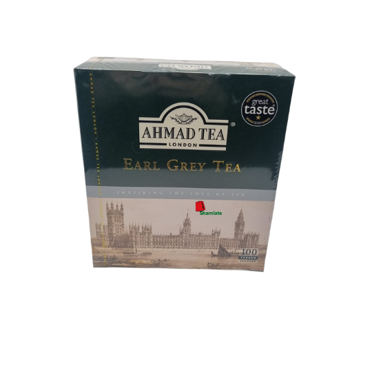 Earl Grey Black Tea (Ahmad Tea, in Bags, 100 x 2gm x 12 Pieces)