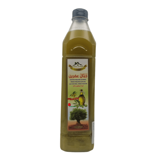 Huile D'Olive (Cibal Afrén, Extra Vierge Syrien, 1l, 12 Pièces)