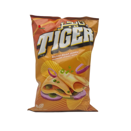 Chips (Tiger, Spicy Cheese, 90g, 12 Pieces)