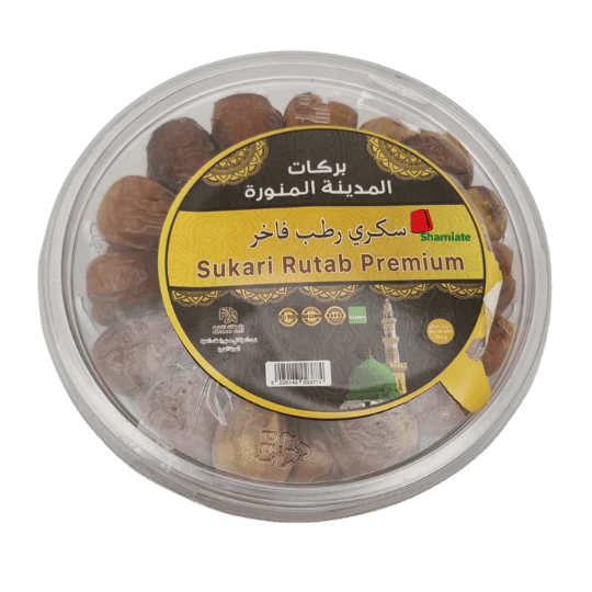 Dattes (Saudi, Sukari Rotab, 500 gm, 24 Pièces)