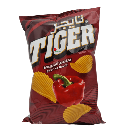 Chips (Tiger, Paprika, 90g, 12 Pieces)