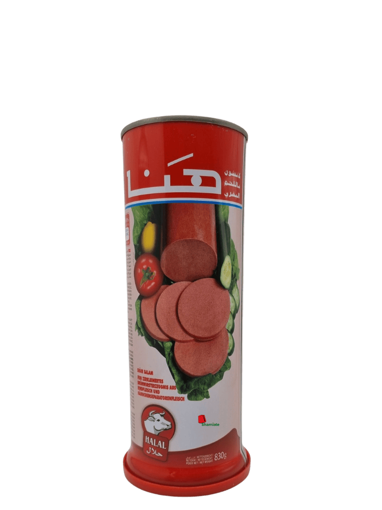 لحم لانشون بقر معلب (هنا، 830 غرام، 12 قطعة)