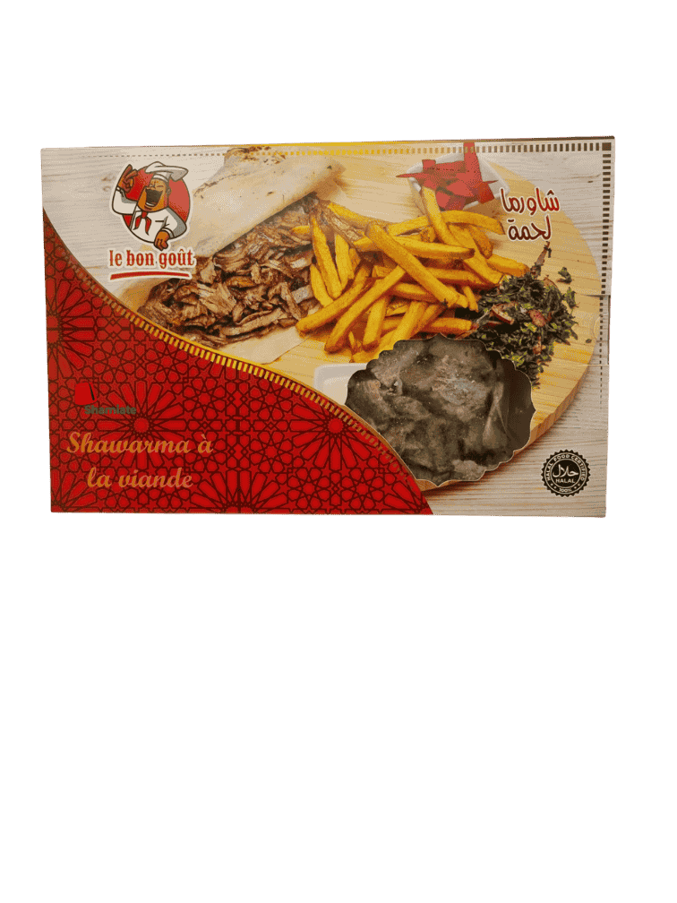 Shawarma Viande (Shamiate, (500 gm, 10 Pièces)