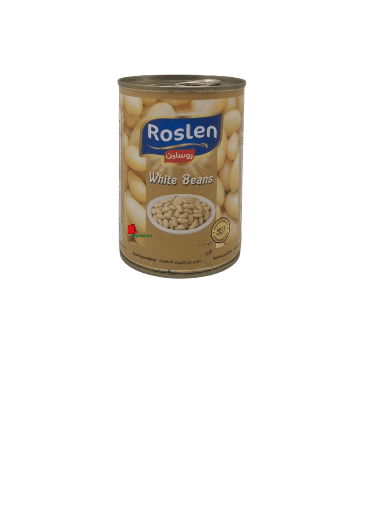 Haricots Blancs en Concerve (Roslen, 400 gm, 24 Pièces)