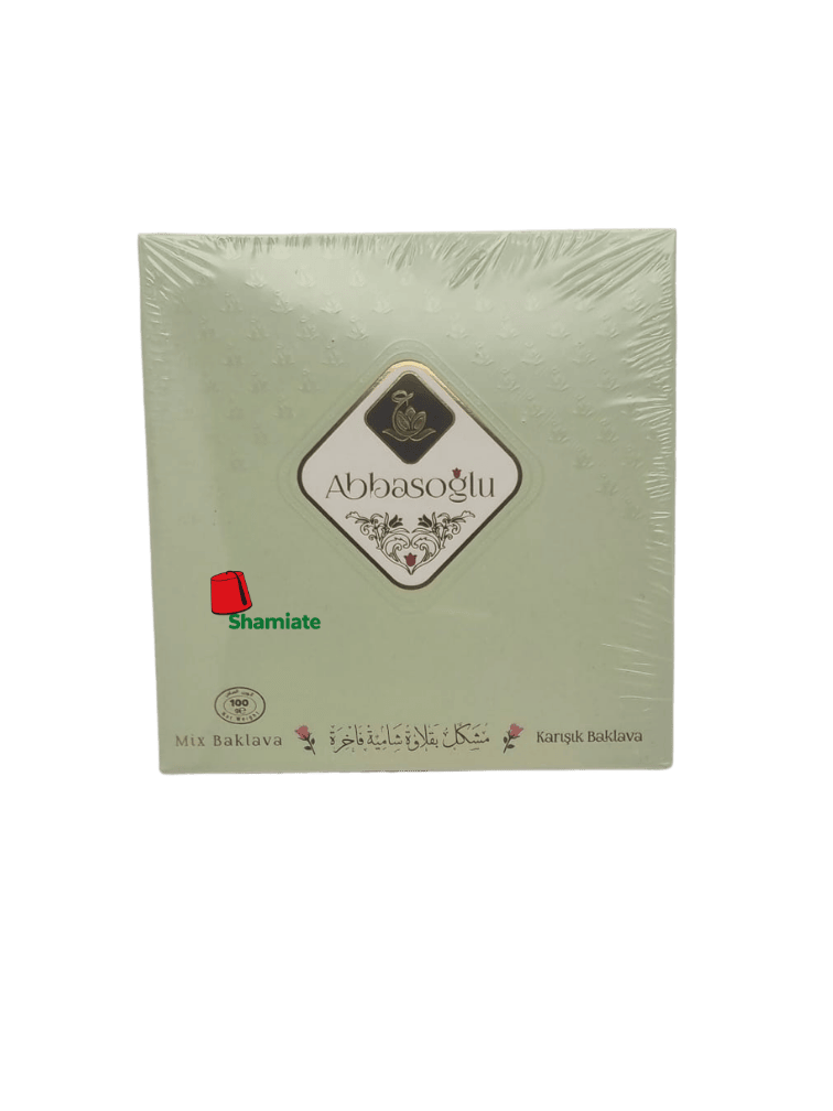 Pâtisserie Orientale (Abbasoglu, Baklawa Mixte Extra, 100 gm, 15 Pièces)