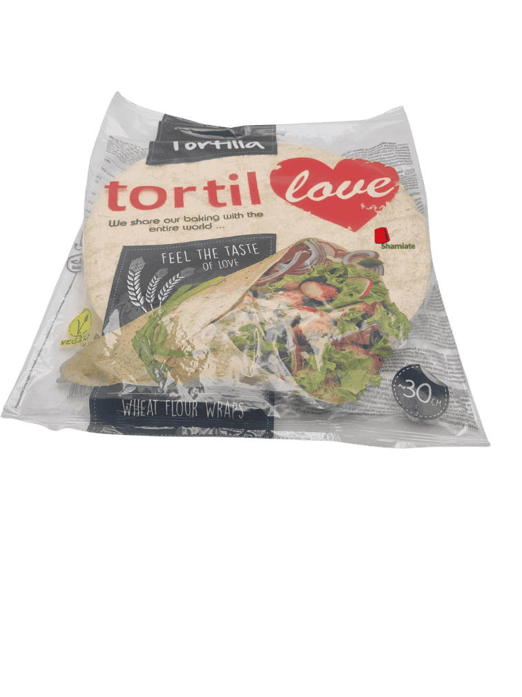 Tortillas (Tortilove, 30 cm x 18 x 80 gm,  6 Pièces)