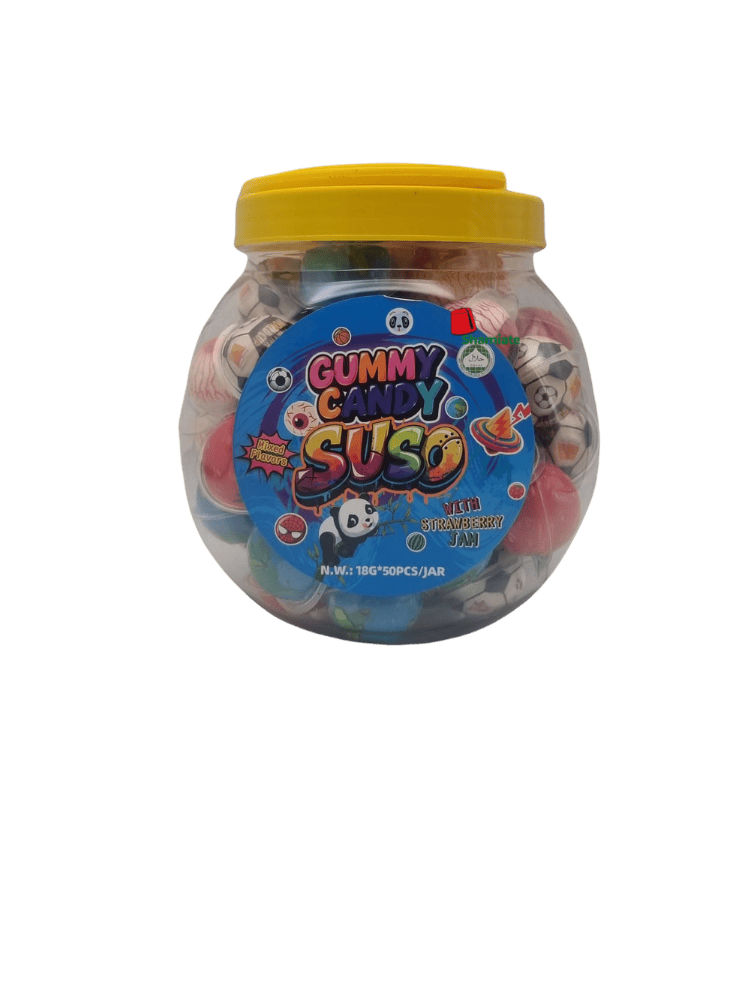 BONBONS GÉLIFIÉS (Gummy Candy Suso, 18gm x 50 x 8 Pièces)