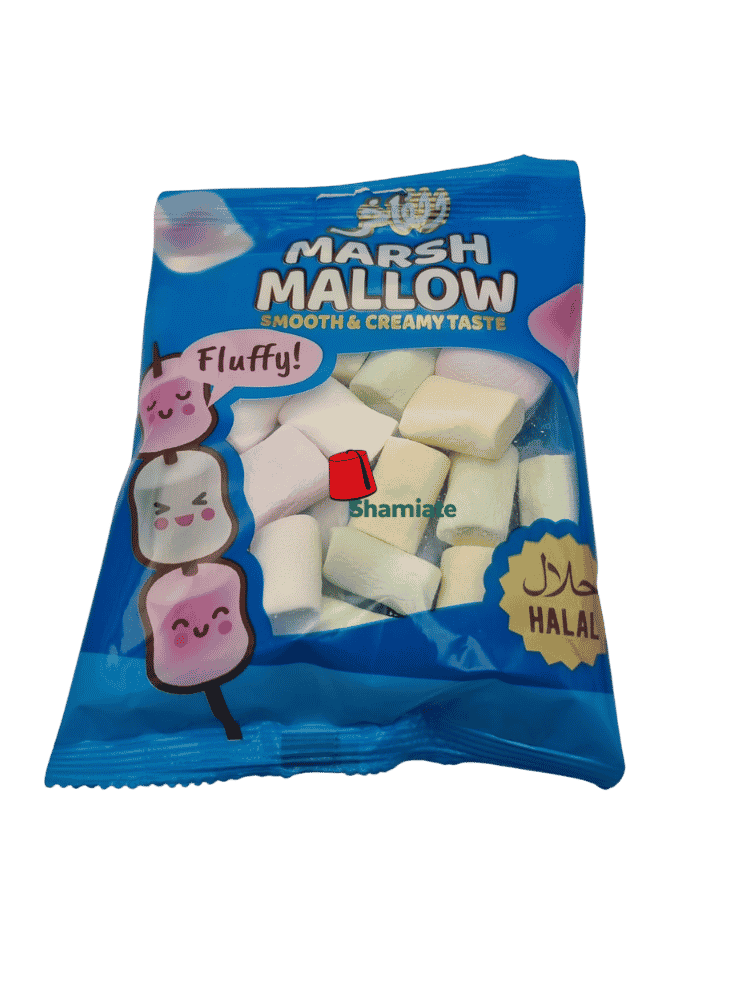 Guimauve (Marshmallow) Bleu (Al Fakhr 65g x 28 Pièces)