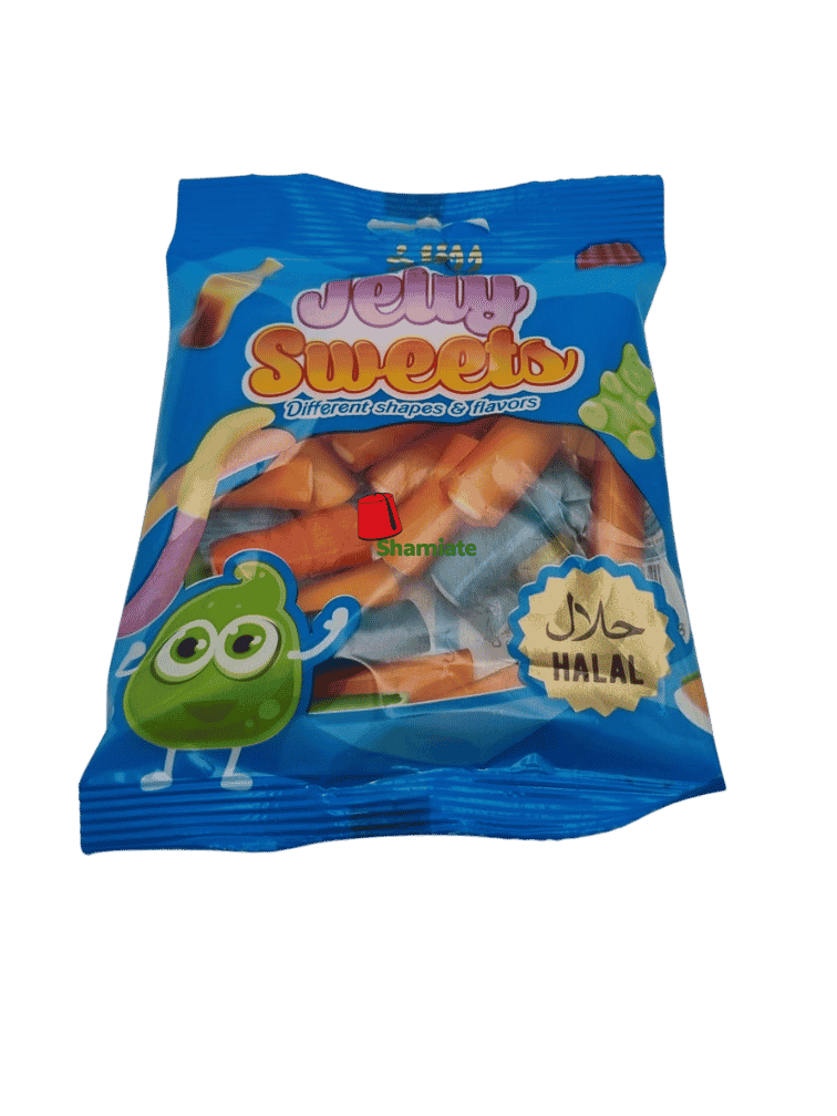 Bonbons Gélifiés Bleus (Alfakhr, Mini Crayons, 80 gm x 30 Pièces)