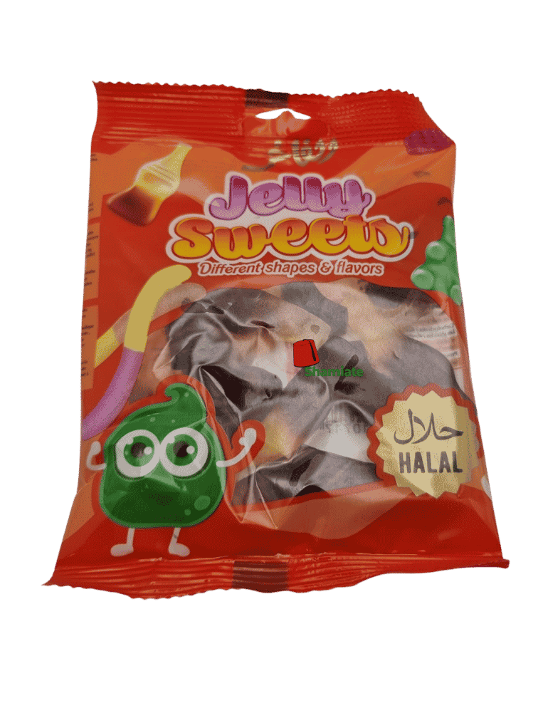 Bonbons Gélifiés Orange (Alfakhr, Bouteille de Cola , 80 gm x 30 Pièces)