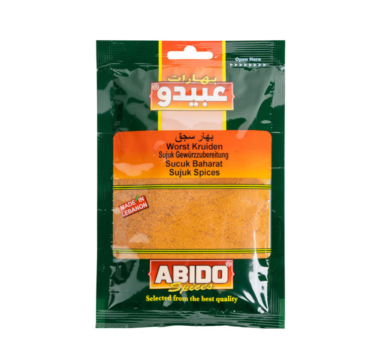 Épices Saucisses (Sujuk) (Abido, 50 gm, 10 Pièces)