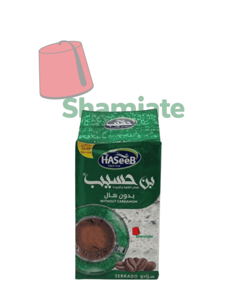 Arabic Coffee (Haseeb, Green, Natural, 500g, 10 Pieces)