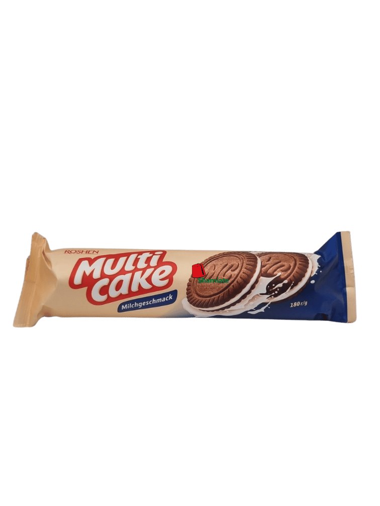 Cookies Multi Cake, Lacté, 2533 (Roshen, 180gm X 28 Pièces)