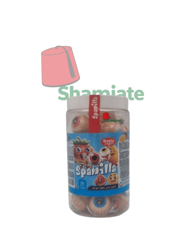 Bonbons Gélifié, aux Fruits (Spanilla, Eyeball Gummy, 30x20 Pièces)